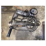 Angle grinder, hammer drill
