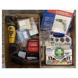 Air drill, Demel tool kit, laser measure tool