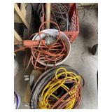 Extension cords, work light