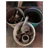 (3) buckets misc parts