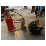 Bottle jacks and rollers