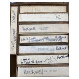 (8) Norman Rockwell plates