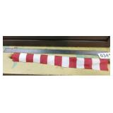 Ruler and flag