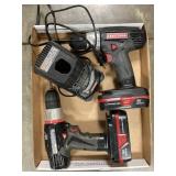 Craftsman 19.2V drills and charger