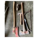 Hatchet, saw, axe, and more