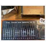Precision screw tool set