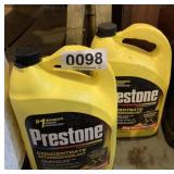 Prestone antifreeze, 2 gallons