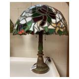 Stained glass lamp- as is