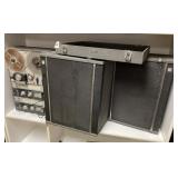 Akai Reel to reel recorder, speakers