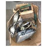 Dremel, vintage car headlight assembly and more