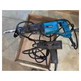 Makita saber saw, Black & Decker drill