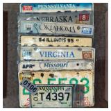 (8) License plates