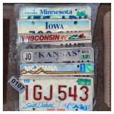 (6) License plates