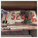 (3) License plates
