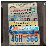 (6) License plates