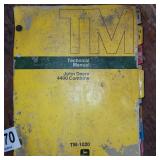 John Deere 4400 combine tech manual