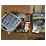 Tools, car cover, safety glasses and more