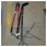 Bolt cutters, lug wrenches and more