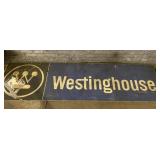 Metal Westinghouse sign