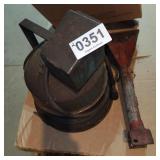Vintage air compressor and stand