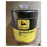 John Deere 5 gallon oil can