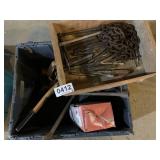 Chain winch, chisels, hood mask and more