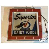 Superior Dairy clock (doesn