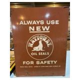 National Oil Seals metal cabinet (17"x22.5")