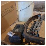 Bucket,  tools, switch and more