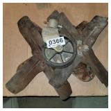 (3) fan blades and wheel