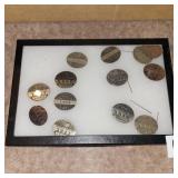 Vintage Chauffeurs badges & case