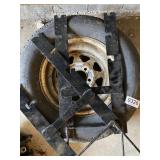 Metal posts, tire
