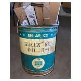 En-Ar-Co 5 Gallon oil can