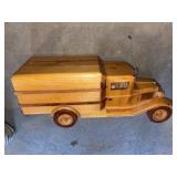 Wood panel truck, 21 inches