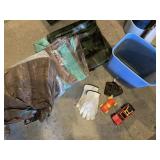 Tarps, toys, more