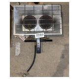 Propane heater top