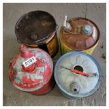 Gas and oil cans