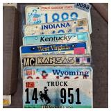 (7) License plates