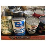 Motor Oil Cans (some empty)