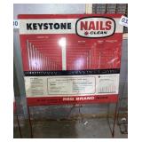 Keystone Nails metal sign