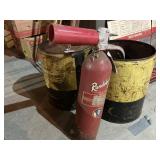 John Deere Oil cans , fire extinguisher