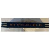 Auto Specialties wood podium