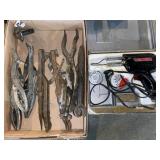 Vintage tools, soldering gun kit