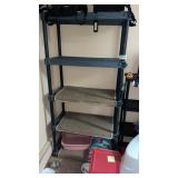 Plastic shelving 6 ft, (contents NOT included)