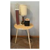 Lamp stand, trophy, stone lamp