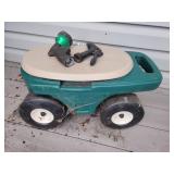 Plastic garden stool