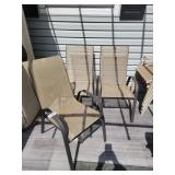 (3) patio chairs