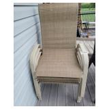 (4) patio chairs