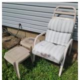 Patio chair and tables