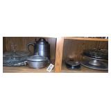 Serving platters, bowls, and more